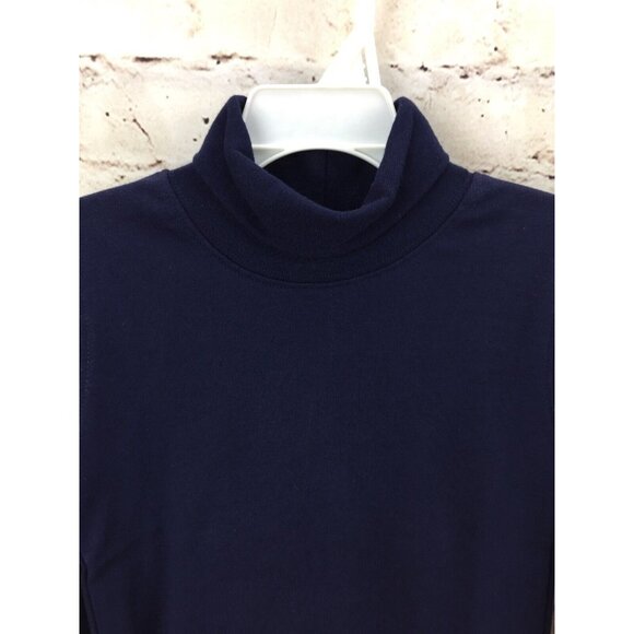 CR Sports Boys  3T Turtleneck Blue Cotton Long Sleeve Toddler - Picture 2 of 4